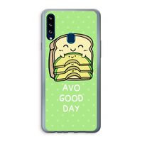 Avo Good Day: Samsung Galaxy A20s Transparant Hoesje