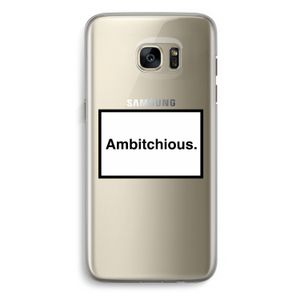Ambitchious: Samsung Galaxy S7 Edge Transparant Hoesje