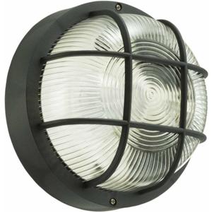 Buitenlamp - rond - bulleye lamp - zwart - E27 fitting - waterdicht - IP54 - 18 cm