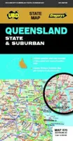 Wegenkaart - landkaart 470 Queensland State & Suburban | UBD Gregory's