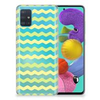 Samsung Galaxy A51 | TPU bumper | Waves Yellow