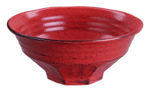 Rode Ramenkom - Mixed Bowl - Negoro - 21.2 x 9.2cm - 1350 ml