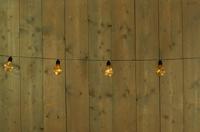 Solar 10 partylights 4.5m/1.5m aanloopsnoer zwart / solarpaneel met steker en clip - Annas collection