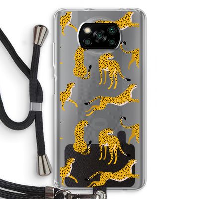 Luipaard: Xiaomi Poco X3 NFC Transparant Hoesje met koord