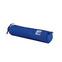 Pennenetui oxford rond blauw | 5 stuks