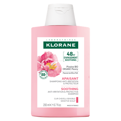 Klorane Haar Pivoine BIO Shampoo 200 ml | Voor Gevoelige Hoofdhuid
