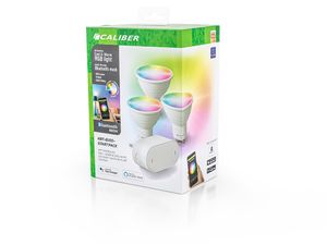 GU10 3 pack Dimbare Smart Lamp met RGB Leds - 3x Slimme Led Lamp - 300 Lumen - 5 Watt - Handige App (HBT-GU10-3PACK)