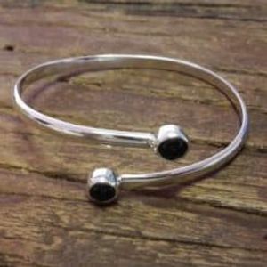 Zilveren Armband  "Obsidiana" (Sterling Zilver 925)