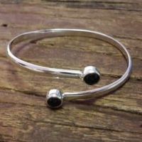 Zilveren Armband  "Obsidiana" (Sterling Zilver 925) - thumbnail