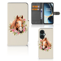 Telefoonhoesje met Pasjes voor OnePlus Nord CE 3 Lite Paard