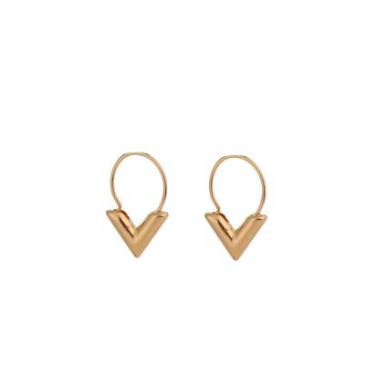 Go Dutch Label Creolen met V Goud
