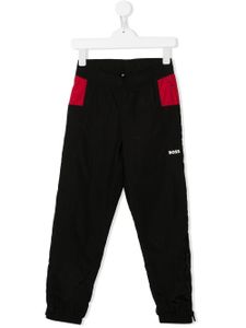 BOSS Kidswear pantalon cargo à design colour block - Noir