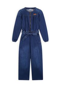 NoNo Meisjes jeans jumpsuit - Sasai - Navy blauw