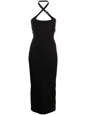The Attico robe à dos-nu - Noir