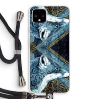 Golden Fox: Pixel 4 XL Transparant Hoesje met koord Golden Fox: Pixel 4 XL Transparant Hoesje met koord