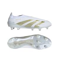 adidas Predator Elite Veterloze Gras Voetbalschoenen (FG) Wit Goud - thumbnail