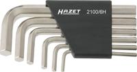 HAZET Set met haakse schroevendraaiers 2100/6H · Binnen-zeskant-profiel · 6-delig · 3 · 4 · 5 · 6 · 8 · 10 HAZET Set met haakse schroevendraaiers 2100/6H · Binnen-zeskant-profiel · 6-delig · 3 · 4 · 5 · 6 · 8 · 10