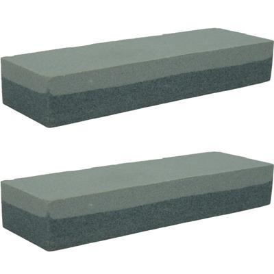 Benson Wetsteen - 2x - dubbelzijdig - slijpsteen - fijne en grove korrel - 15 cm