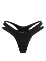 Mugler bas de bikini à design superposé - Noir - thumbnail