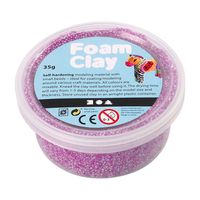 Foam Clay Neon Paars, 35gr. - thumbnail