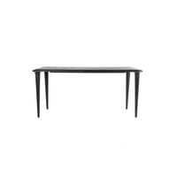 Eleonora Eettafel 'Jiska' Mangohout, 160 x 90cm, kleur Zwart Eleonora Eettafel 'Jiska' Mangohout, 160 x 90cm, kleur Zwart