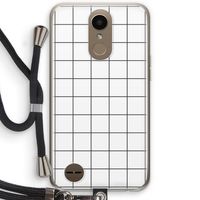 Rooster: LG K10 (2017) Transparant Hoesje met koord