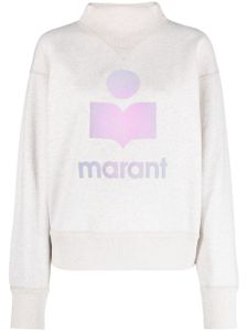 MARANT ÉTOILE sweat Mobyli en coton mélangé - Gris