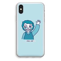 Zwaai: iPhone XS Transparant Hoesje