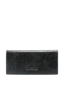 Acne Studios portefeuille à patch logo - Noir