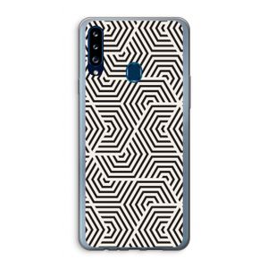 Magic pattern: Samsung Galaxy A20s Transparant Hoesje