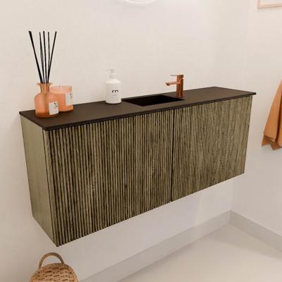 Toiletmeubel Mondiaz Joya | 100 cm | Meubelkleur Dusk | Faye wastafel Urban Midden | 1 kraangat