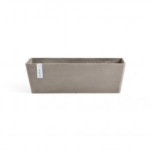 Ecopots Bruges kunststof bloempot Taupe - Ø 53,5 cm