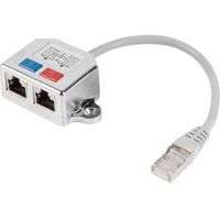 Lanberg AD-0026-S network splitter Zilver - thumbnail