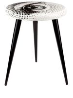 Fornasetti tabouret imprimé "Occhio" - Blanc