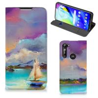 Bookcase Motorola Moto G8 Power Boat Bookcase Motorola Moto G8 Power Boat