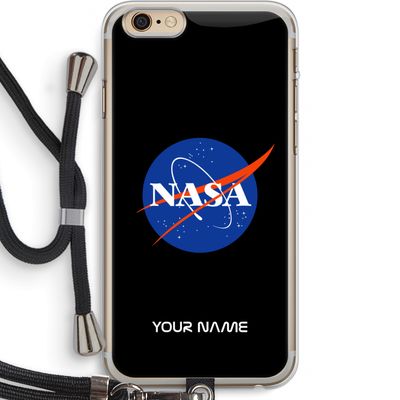 NASA: iPhone 6 PLUS / 6S PLUS Transparant Hoesje met koord