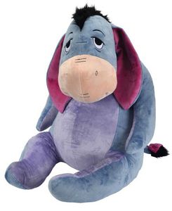 Nicotoy knuffel Iejoor 120 cm pluche blauw/paars