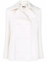 Ports 1961 manteau croisé en laine vierge mélangée - Blanc