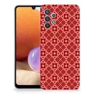 Samsung Galaxy A32 4G | A32 5G Enterprise Editie TPU bumper Batik Rood