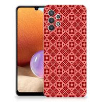 Samsung Galaxy A32 4G | A32 5G Enterprise Editie TPU bumper Batik Rood - thumbnail