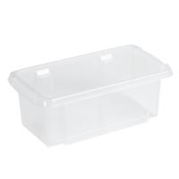Sunware Opslagbox Nesta - kunststof - 7L - transparant - 38 x 21 x 14 cm