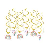 Swirl decorations unicorn