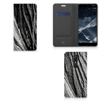 Book Wallet Case Nokia 5.1 (2018) Boomschors Grijs