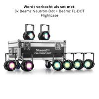 BeamZ 8x Neutron-Dot linkable LED lamp voor buiten 60 W RGB + WW IP65 + Beamz FL-DOT flightcase