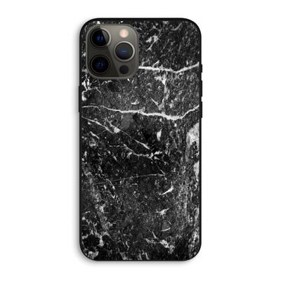 Zwart marmer: iPhone 12 Pro Max Biologisch afbreekbaar hoesje
