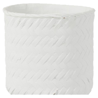 J-Line Bloempot Im Wit L 23 x 25 x 25 - thumbnail