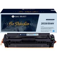 G&G Toner vervangt HP 203X Compatibel Cyaan CF541X/Cartridge 054H Cyan GS-HCF541X(U)