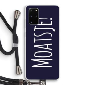 Moatsje!: Samsung Galaxy S20 Plus Transparant Hoesje met koord