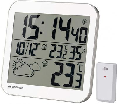 Bresser radiowandklok MeteoTime Clear 225 mm