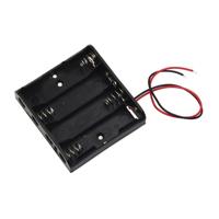 10 stuks AA grootte macht batterij opbergdoos houder voor 4 x AA batterijen zonder dekking